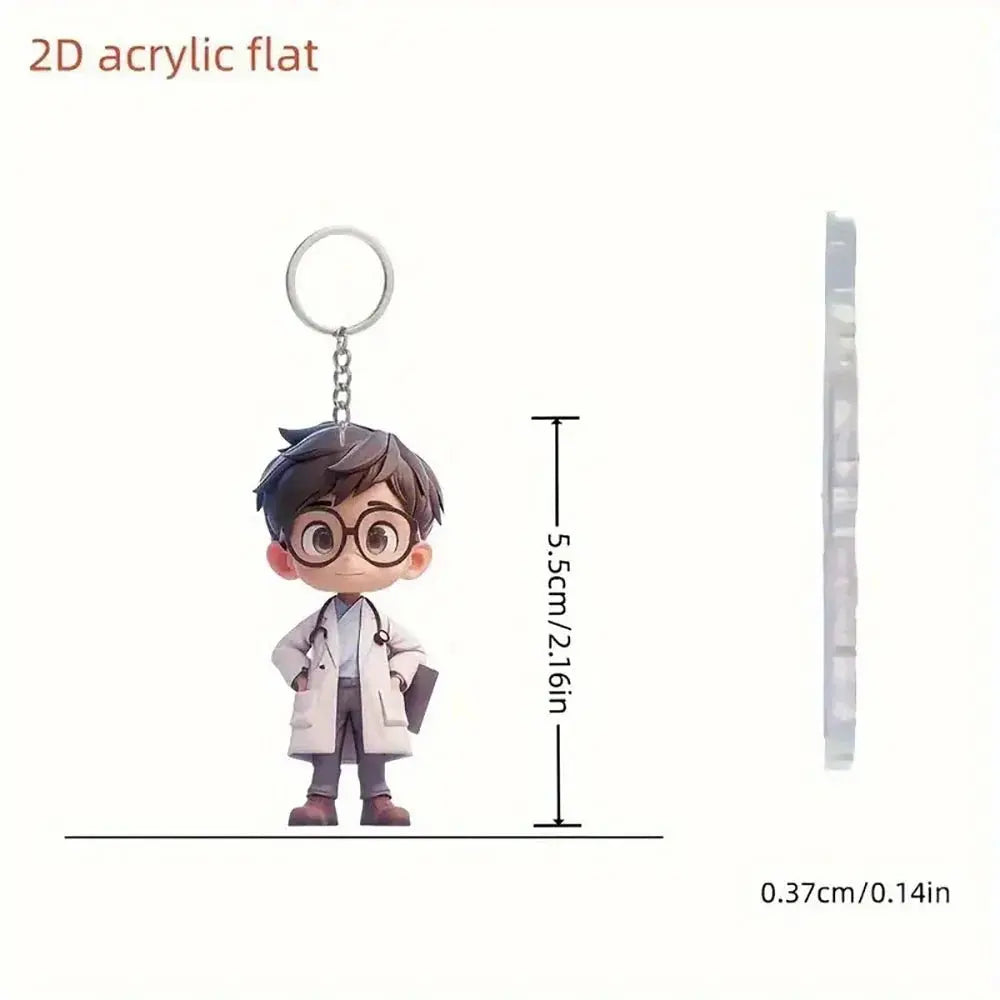 Acryl-Schlüsselanhänger in der Form von Gesundheitspersonal. Ideal für Medizin- oder KrankenpflegeschülerBekleidung & ZubehörDersers - fulfillment - serviceMedSurgery Store For Digital Health1005008559091136 - Style 4 - CHINAStyle 4CHINAAcryl-Schlüsselanhänger in Form von Gesundheitspersonal. Ideal für Medizin- oder Pflegestudenten