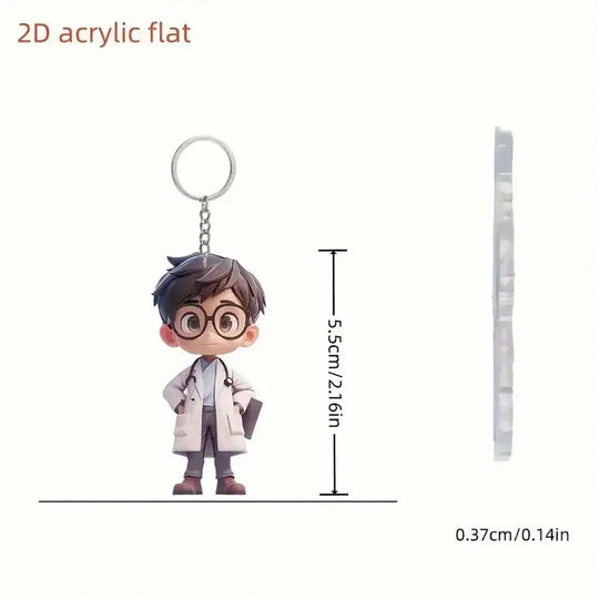 Acryl-Schlüsselanhänger in der Form von Gesundheitspersonal. Ideal für Medizin- oder KrankenpflegeschülerBekleidung & ZubehörDersers - fulfillment - serviceMedSurgery Store For Digital Health1005008559091136 - Style 4 - CHINAStyle 4CHINAAcryl-Schlüsselanhänger in Form von Gesundheitspersonal. Ideal für Medizin- oder Pflegestudenten