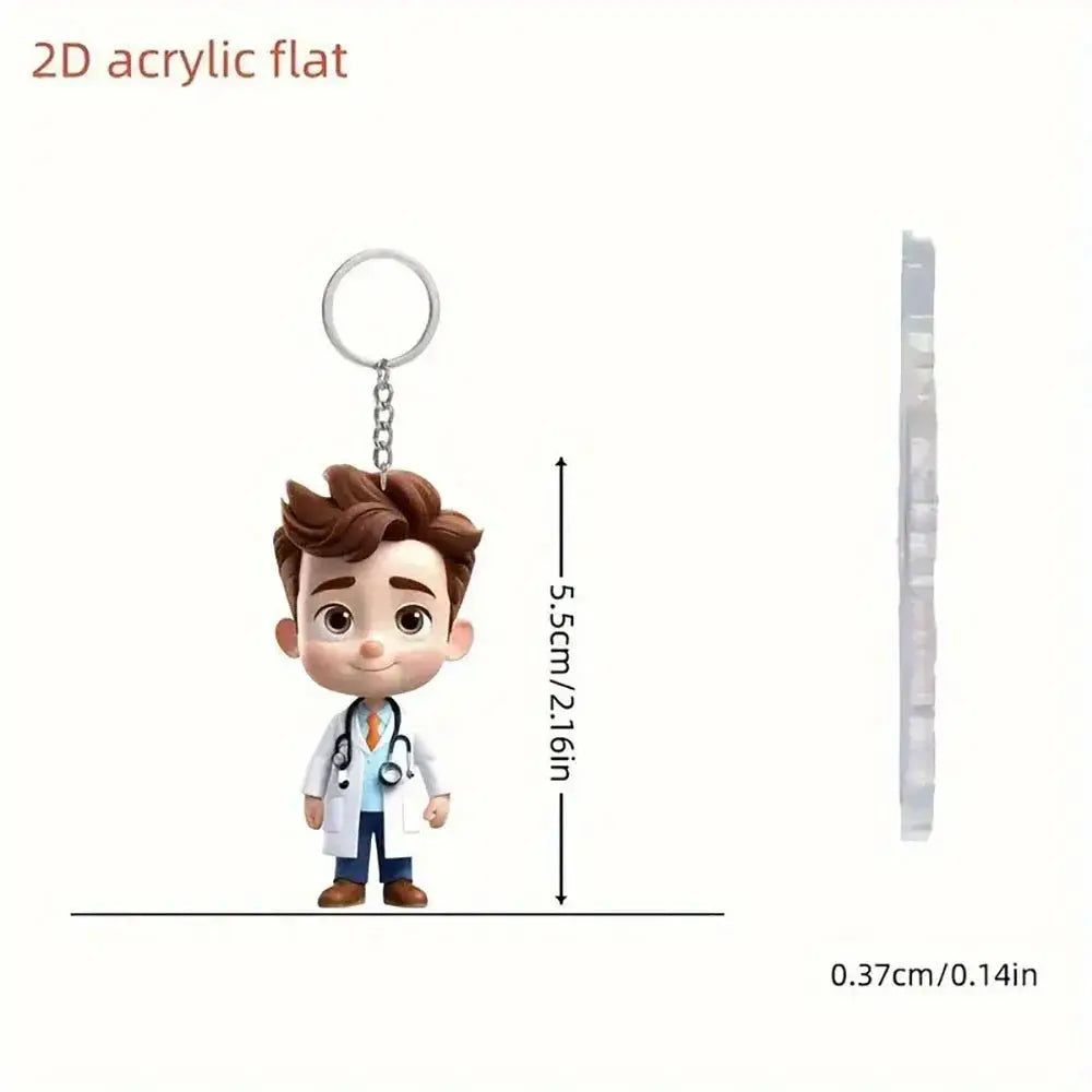Acryl-Schlüsselanhänger in der Form von Gesundheitspersonal. Ideal für Medizin- oder KrankenpflegeschülerBekleidung & ZubehörDersers - fulfillment - serviceMedSurgery Store For Digital Health1005008559091136 - Style 5 - CHINAStyle 5CHINALAcryl-Schlüsselanhänger in der Form von Gesundheitspersonal. Ideal für Medizin- oder Pflegestudenten