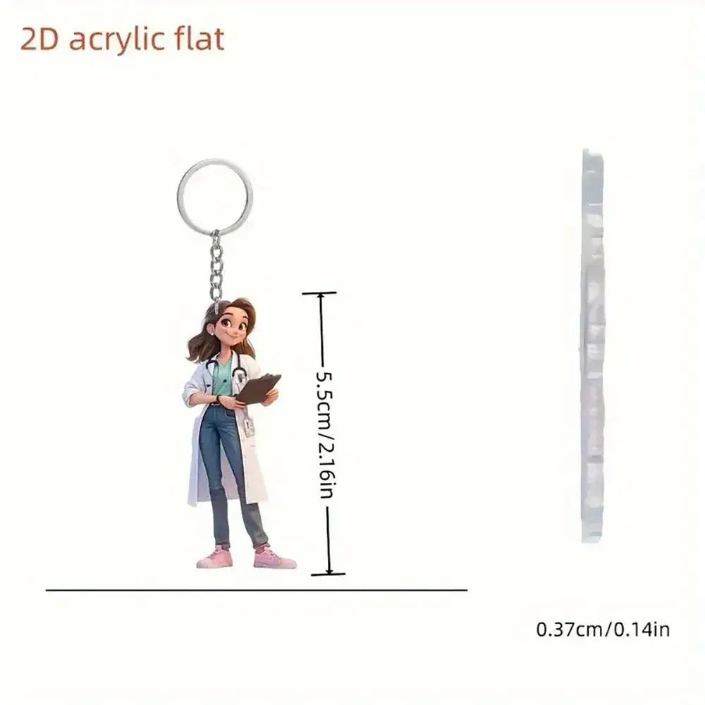 Acryl-Schlüsselanhänger in der Form von Gesundheitspersonal. Ideal für Medizin- oder KrankenpflegeschülerBekleidung & ZubehörDersers - fulfillment - serviceMedSurgery Store For Digital Health1005008559091136 - Style 5 - CHINAStyle 5CHINALAcryl-Schlüsselanhänger in der Form von Gesundheitspersonal. Ideal für Medizin- oder Pflegestudenten