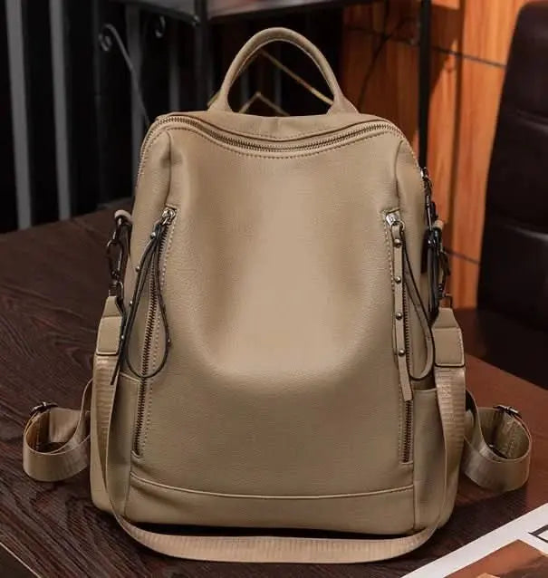 Lederrucksack für Frauen - Professioneller Stil und große Kapazität für medizinisches Personal...