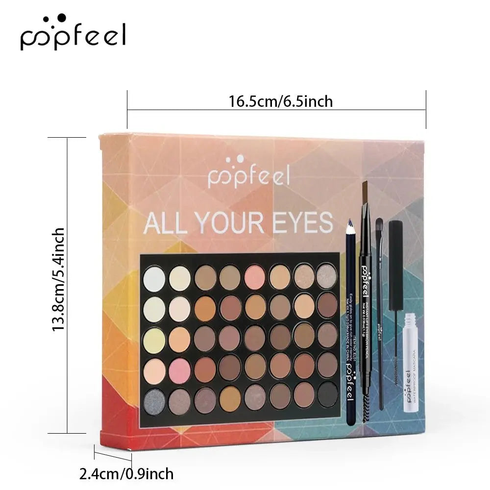 POPFEEL - Schminkset für Frauen, Lidschattenpalette, Eyeliner, Wimperntusche, Augenbrauenstift, Schminkkoffer, GeschenkeMedSurgery Store For Digital HealthMedSurgery Store For Digital Health1005008248135195 - SET001ASET001APOPFEEL - Schminkset für Frauen, Lidschattenpalette, Eyeliner, Wimperntusche, Augenbrauenstift, Schminkkoffer, Geschenke