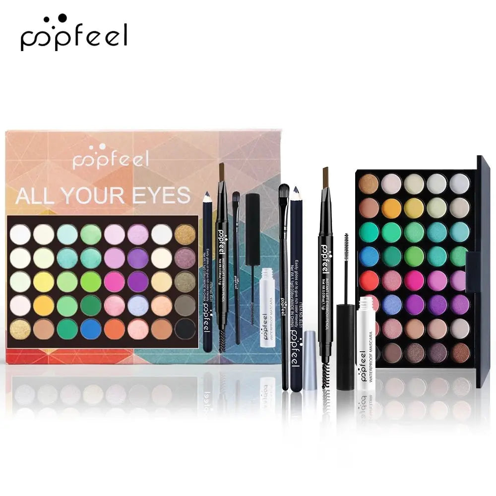 POPFEEL - Schminkset für Frauen, Lidschattenpalette, Eyeliner, Wimperntusche, Augenbrauenstift, Schminkkoffer, GeschenkeMedSurgery Store For Digital HealthMedSurgery Store For Digital Health1005008248135195 - SET001ASET001APOPFEEL - Schminkset für Frauen, Lidschattenpalette, Eyeliner, Wimperntusche, Augenbrauenstift, Schminkkoffer, Geschenke