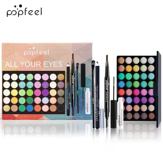 POPFEEL - Schminkset für Frauen, Lidschattenpalette, Eyeliner, Wimperntusche, Augenbrauenstift, Schminkkoffer, GeschenkeMedSurgery Store For Digital HealthMedSurgery Store For Digital Health1005008248135195 - SET001ASET001APOPFEEL - Schminkset für Frauen, Lidschattenpalette, Eyeliner, Wimperntusche, Augenbrauenstift, Schminkkoffer, Geschenke