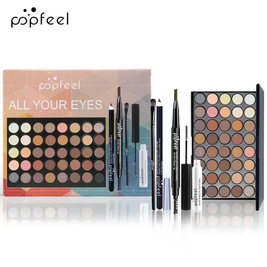 POPFEEL - Schminkset für Frauen, Lidschattenpalette, Eyeliner, Wimperntusche, Augenbrauenstift, Schminkkoffer, GeschenkeMedSurgery Store For Digital HealthMedSurgery Store For Digital Health1005008248135195 - SET001ASET001APOPFEEL - Schminkset für Frauen, Lidschattenpalette, Eyeliner, Wimperntusche, Augenbrauenstift, Schminkkoffer, Geschenke