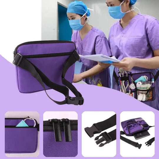Krankenschwester Fanny Pack Multi Pocket Taille Veranstalter Gürtel mit verstellbarem Gurt Krankenschwester Taille Tasche Veranstalter Tasche Portable