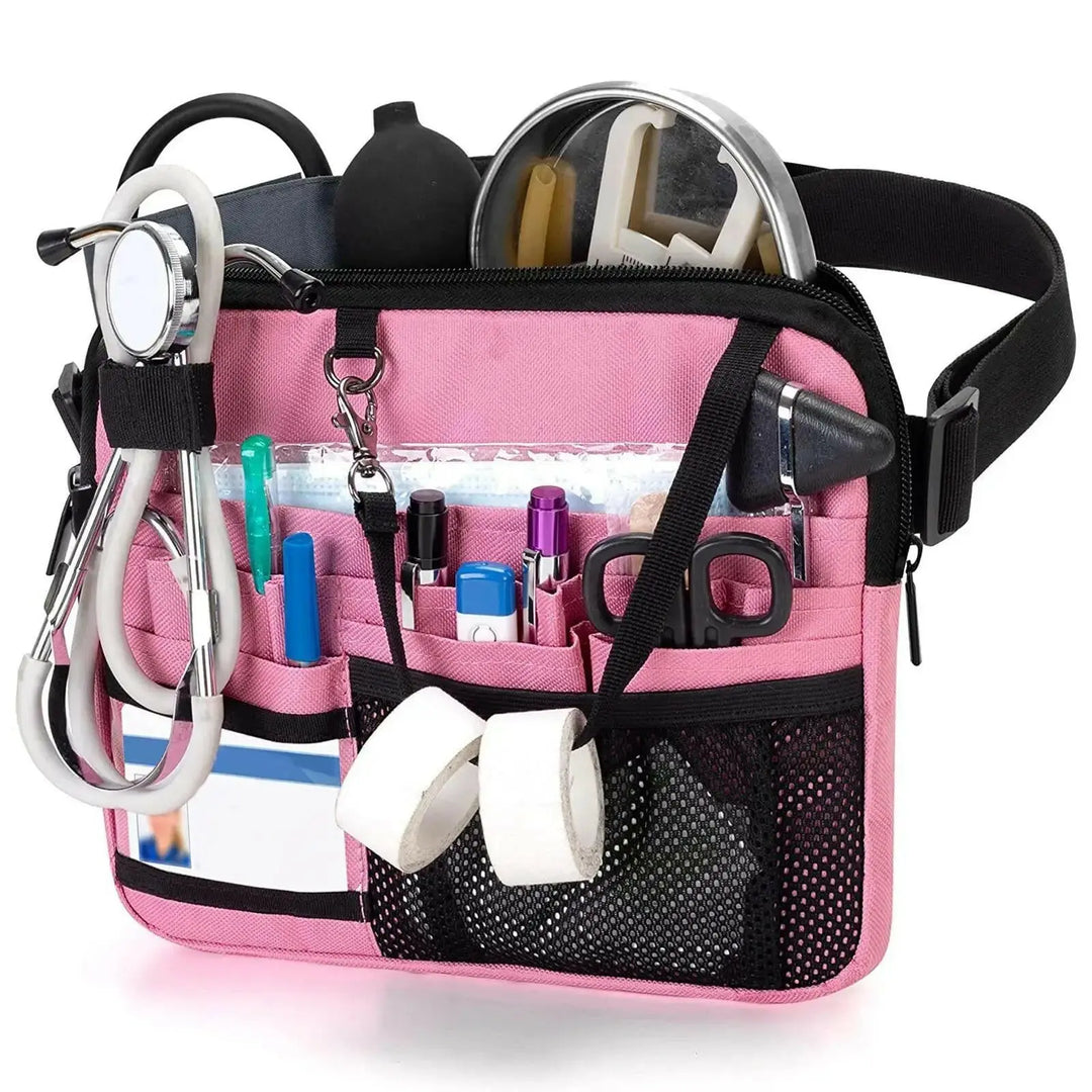 Krankenschwester Fanny Pack Multi Pocket Taille Veranstalter Gürtel mit verstellbarem Gurt Krankenschwester Taille Tasche Veranstalter Tasche Portable