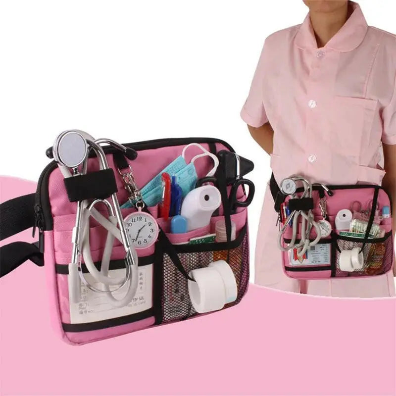 Krankenschwester Fanny Pack Multi Pocket Taille Veranstalter Gürtel mit verstellbarem Gurt Krankenschwester Taille Tasche Veranstalter Tasche Portable