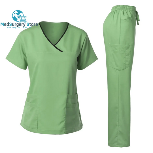 Hohe Qualität Chirurgische Uniform Frau Krankenhaus Klinische Schönheitssalon Spa Tops und Hosen Medizinische Frauen Krankenpflege Scrub Uniformen Sets