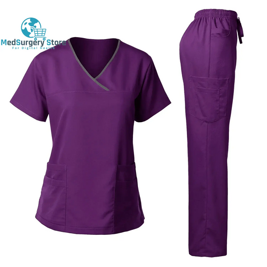 Hohe Qualität Chirurgische Uniform Frau Krankenhaus Klinische Schönheitssalon Spa Tops und Hosen Medizinische Frauen Krankenpflege Scrub Uniformen Sets
