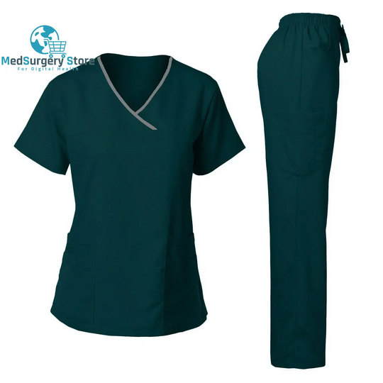 Hohe Qualität Chirurgische Uniform Frau Krankenhaus Klinische Schönheitssalon Spa Tops und Hosen Medizinische Frauen Krankenpflege Scrub Uniformen Sets