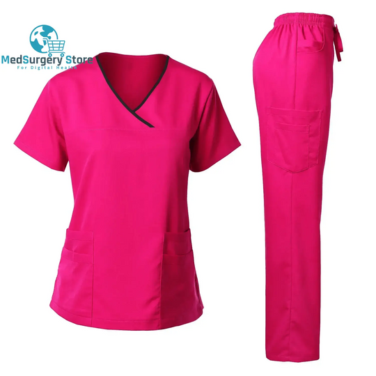 Hohe Qualität Chirurgische Uniform Frau Krankenhaus Klinische Schönheitssalon Spa Tops und Hosen Medizinische Frauen Krankenpflege Scrub Uniformen Sets