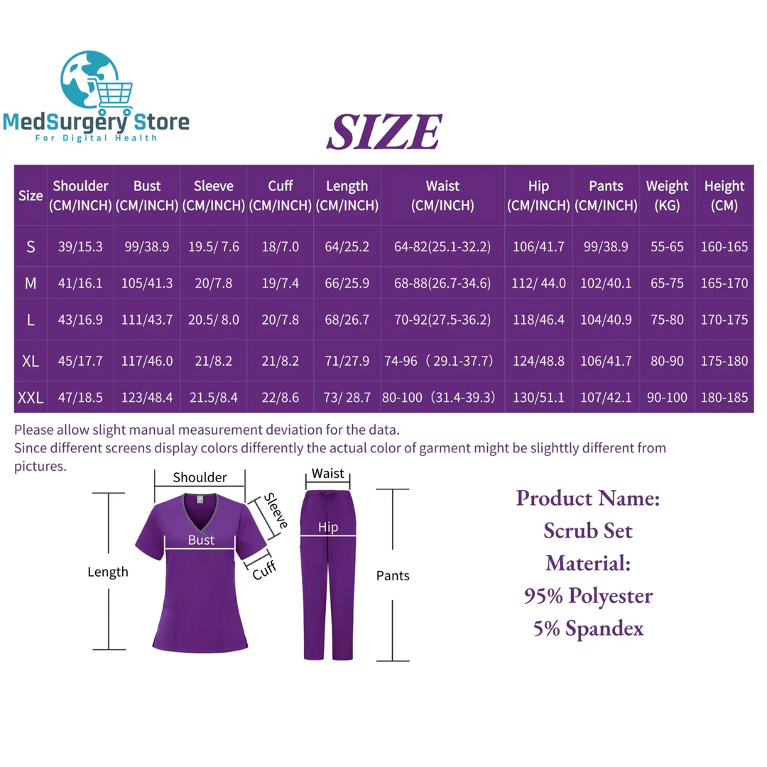 Hohe Qualität Chirurgische Uniform Frau Krankenhaus Klinische Schönheitssalon Spa Tops und Hosen Medizinische Frauen Krankenpflege Scrub Uniformen Sets