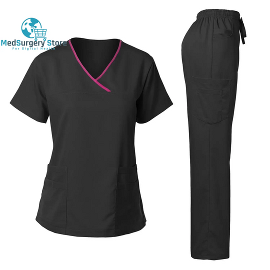 Hohe Qualität Chirurgische Uniform Frau Krankenhaus Klinische Schönheitssalon Spa Tops und Hosen Medizinische Frauen Krankenpflege Scrub Uniformen Sets