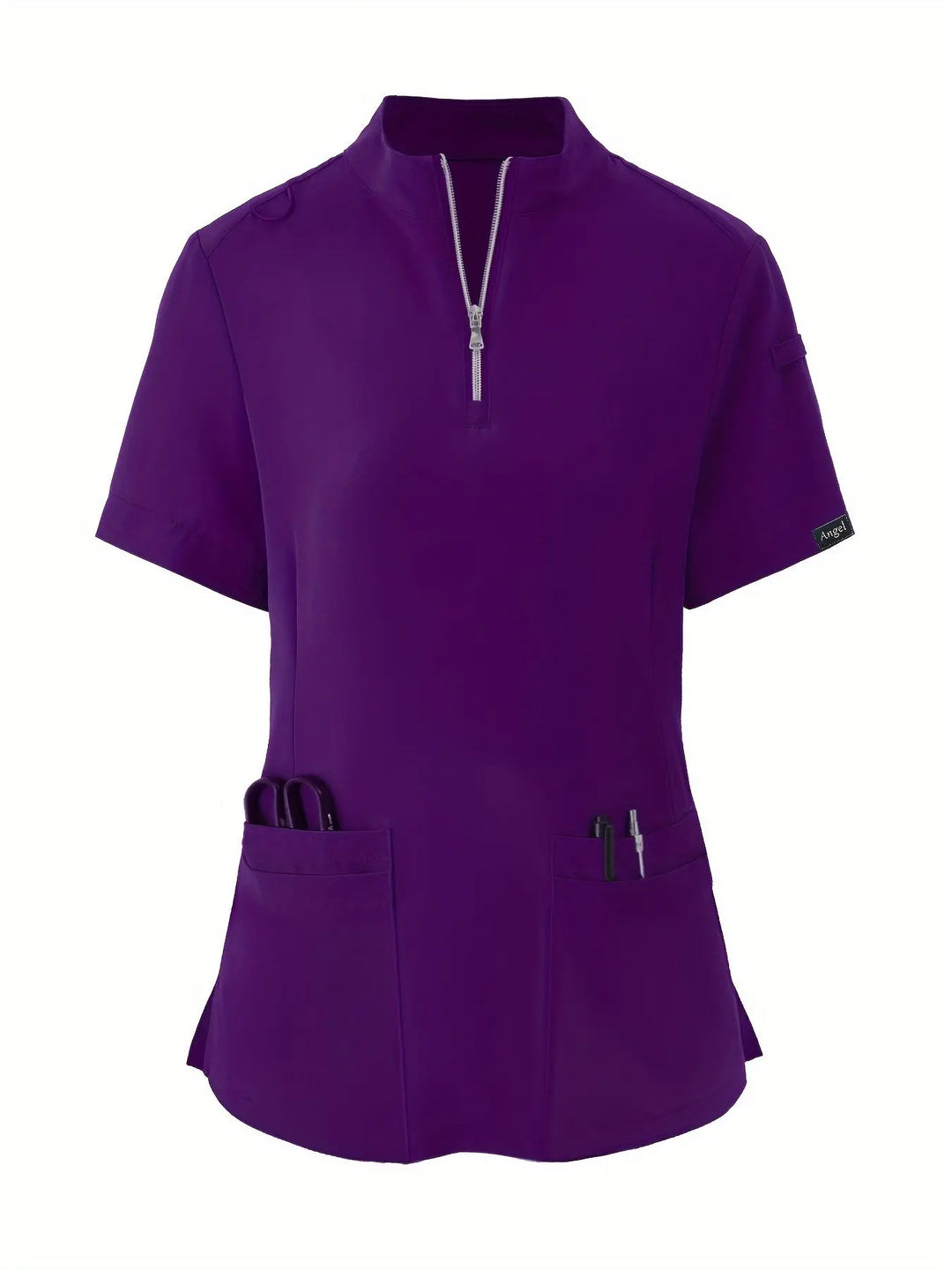 Stretchy Comfort Nurse Top - Weich, atmungsaktiv, Reißverschluss vorne, kurze Ärmel, entspannte Passform Gesundheitsversorgung Uniform für Frauen - Ideal für medizinische FachkräfteMedSurgery Store For Digital HealthMedSurgery Store For Digital Health601099564070018 - Marineblau - S(4)MarineblauS(4)Stretchy Comfort Nurse Top - Weich, atmungsaktiv, Reißverschluss vorne, kurze Ärmel, entspannte Passform Gesundheitsversorgung Uniform für Frauen - Ideal für medizinische Fachkräfte