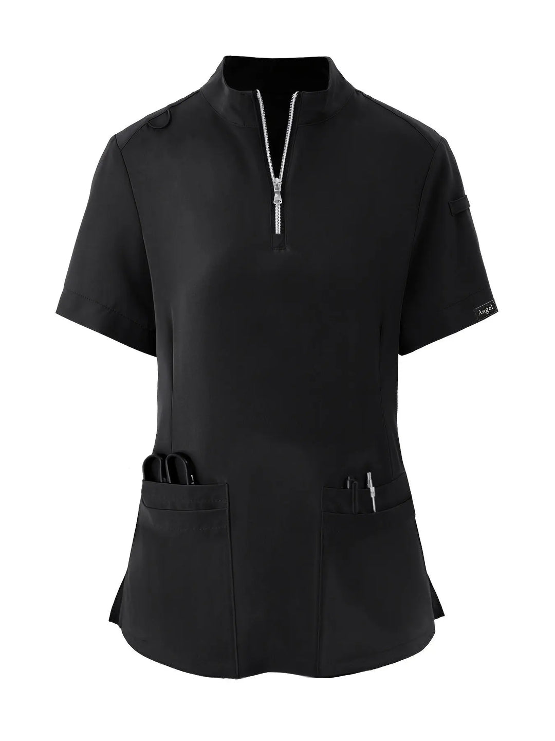 Stretchy Comfort Nurse Top - Weich, atmungsaktiv, Reißverschluss vorne, kurze Ärmel, entspannte Passform Gesundheitsversorgung Uniform für Frauen - Ideal für medizinische FachkräfteMedSurgery Store For Digital HealthMedSurgery Store For Digital Health601099564070018 - Marineblau - S(4)MarineblauS(4)Stretchy Comfort Nurse Top - Weich, atmungsaktiv, Reißverschluss vorne, kurze Ärmel, entspannte Passform Gesundheitsversorgung Uniform für Frauen - Ideal für medizinische Fachkräfte