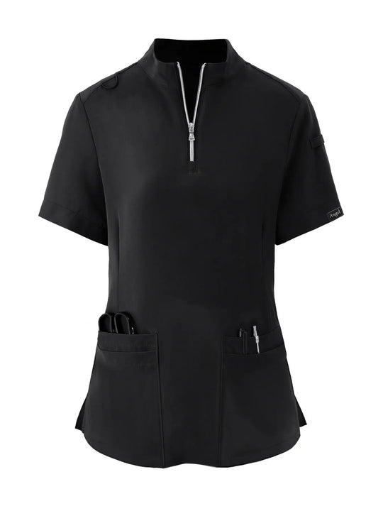 Stretchy Comfort Nurse Top - Weich, atmungsaktiv, Reißverschluss vorne, kurze Ärmel, entspannte Passform Gesundheitsversorgung Uniform für Frauen - Ideal für medizinische FachkräfteMedSurgery Store For Digital HealthMedSurgery Store For Digital Health601099564070018 - Marineblau - S(4)MarineblauS(4)Stretchy Comfort Nurse Top - Weich, atmungsaktiv, Reißverschluss vorne, kurze Ärmel, entspannte Passform Gesundheitsversorgung Uniform für Frauen - Ideal für medizinische Fachkräfte