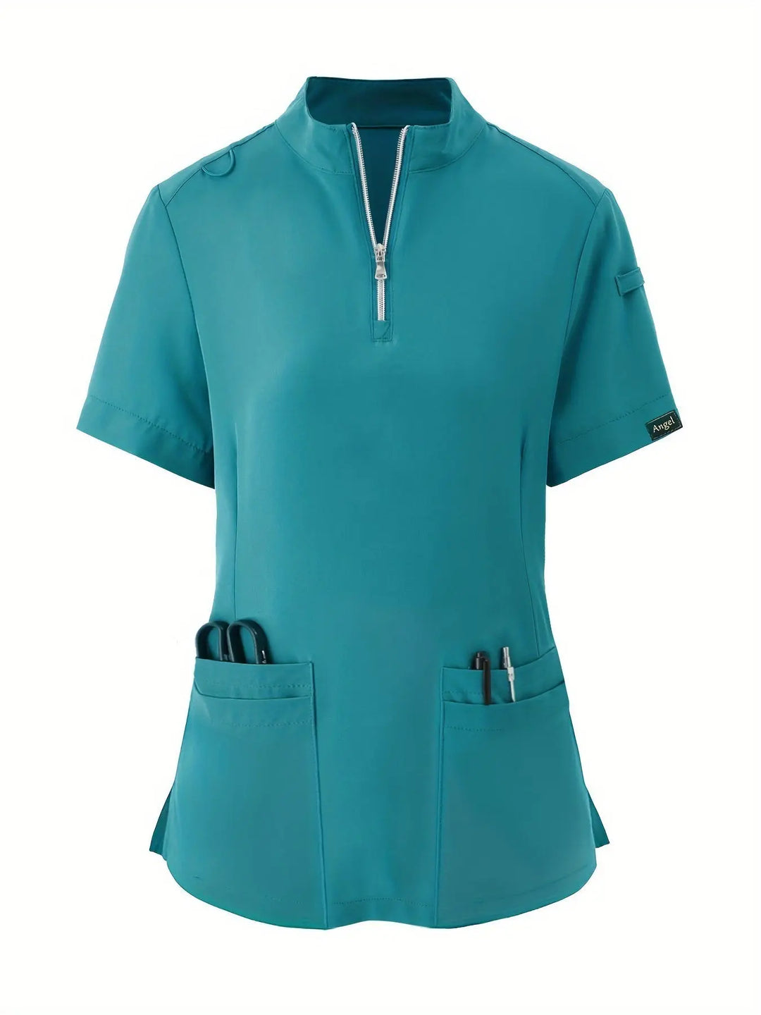 Stretchy Comfort Nurse Top - Weich, atmungsaktiv, Reißverschluss vorne, kurze Ärmel, entspannte Passform Gesundheitsversorgung Uniform für Frauen - Ideal für medizinische FachkräfteMedSurgery Store For Digital HealthMedSurgery Store For Digital Health601099564070018 - Marineblau - S(4)MarineblauS(4)Stretchy Comfort Nurse Top - Weich, atmungsaktiv, Reißverschluss vorne, kurze Ärmel, entspannte Passform Gesundheitsversorgung Uniform für Frauen - Ideal für medizinische Fachkräfte