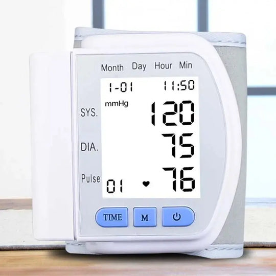 Digital Health Sphygmomanometer, BP Medical Sphygmomanometer, Handgelenk-Manschette, Digital Blood Pressure Monitor, Pulse & Heart Rate Meterodsers - fulfillment - serviceMedSurgery Store For Digital Health1005009640548799 - WHITWhiteDigital Health Sphygmomanometer, BP Medical Sphygmomanometer, Handgelenk-Manschette, Digital Blood Pressure Monitor, Pulse & Heart Rate Meter