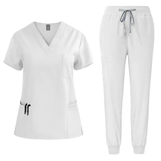 Damen Krankenschwester Uniform, Krankenhaus Arztkittel, Krankenpflege Hose, Unisex Werkstatt Uniformen, Beauty SPA Arbeitskleidung, NeuBekleidung & ZubehörKleider - Erfüllung - ServiceMedSurgery Store For Digital Health1005007090766513 - 42109 - Weiß - XXL42109 - WeißXXLDamen Krankenschwester Uniform, Krankenhaus Arztkittel, Krankenpflege Hose, Unisex Werkstatt Uniformen, Beauty SPA Arbeitskleidung, Neu