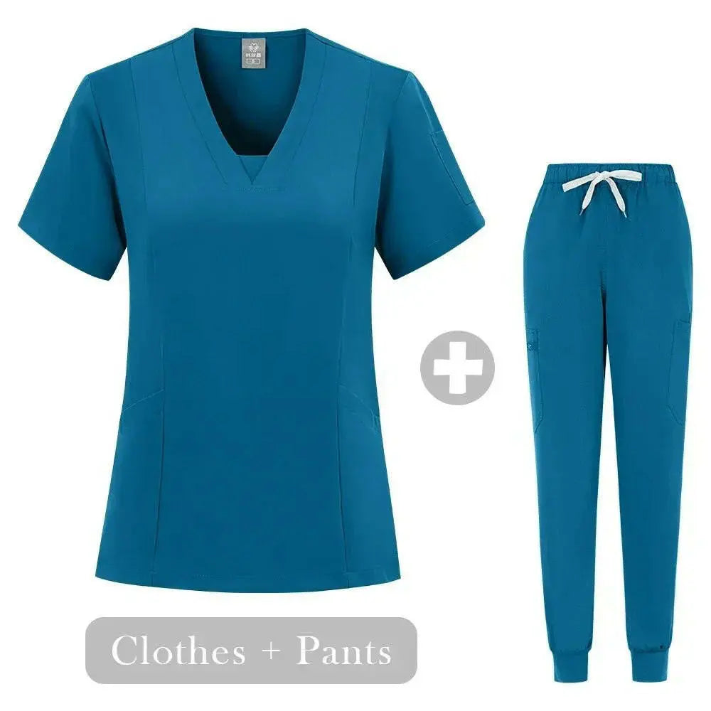 Großhandel Operationssaal medizinische Uniform Scrub Scrub Krankenhaus arbeiten Scrubs Set Krankenpflegebedarf Krankenschwester Dental Chirurgie Anzug Arbeitskleidung