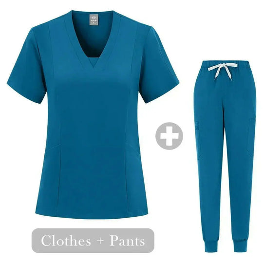 Großhandel Operationssaal medizinische Uniform Scrub Scrub Krankenhaus arbeiten Scrubs Set Krankenpflegebedarf Krankenschwester Dental Chirurgie Anzug Arbeitskleidung