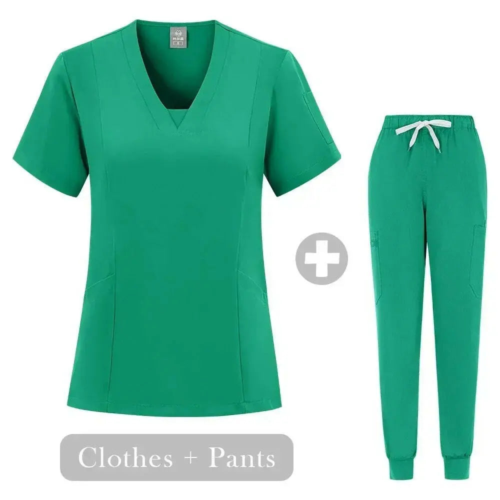 Großhandel Operationssaal medizinische Uniform Scrub Scrub Krankenhaus arbeiten Scrubs Set Krankenpflegebedarf Krankenschwester Dental Chirurgie Anzug Arbeitskleidung