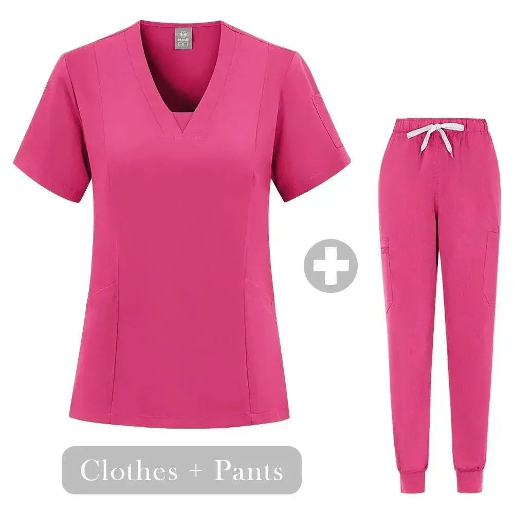 Großhandel Operationssaal medizinische Uniform Scrub Scrub Krankenhaus arbeiten Scrubs Set Krankenpflegebedarf Krankenschwester Dental Chirurgie Anzug Arbeitskleidung