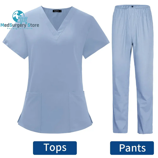 Pet Grooming Arzt Uniformen Non-Sticky Hair Krankenschwester Frauen dünn und leicht Stoff medizinische Kleidung für Sommer klinische Uniform Frau