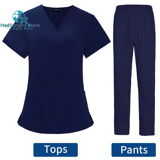 Pet Grooming Arzt Uniformen Non-Sticky Hair Krankenschwester Frauen dünn und leicht Stoff medizinische Kleidung für Sommer klinische Uniform Frau