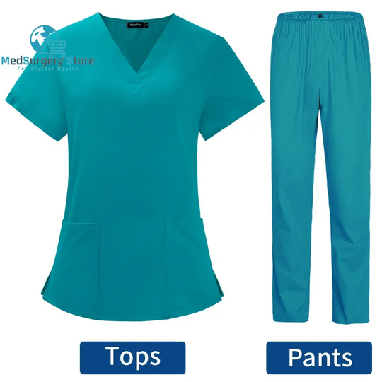 Pet Grooming Arzt Uniformen Non-Sticky Hair Krankenschwester Frauen dünn und leicht Stoff medizinische Kleidung für Sommer klinische Uniform Frau