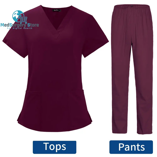 Pet Grooming Arzt Uniformen Non-Sticky Hair Krankenschwester Frauen dünn und leicht Stoff medizinische Kleidung für Sommer klinische Uniform Frau