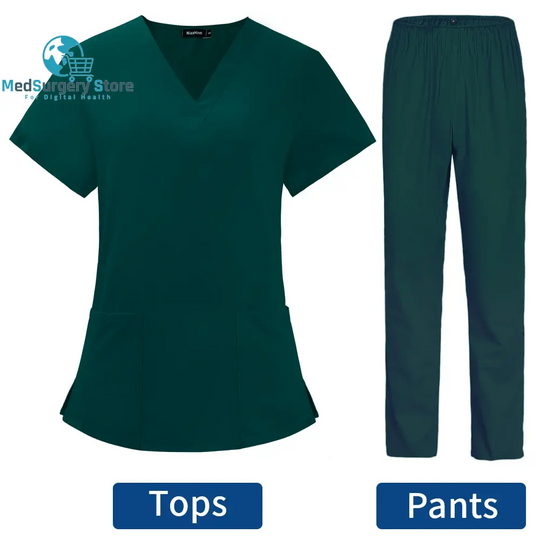 Pet Grooming Arzt Uniformen Non-Sticky Hair Krankenschwester Frauen dünn und leicht Stoff medizinische Kleidung für Sommer klinische Uniform Frau