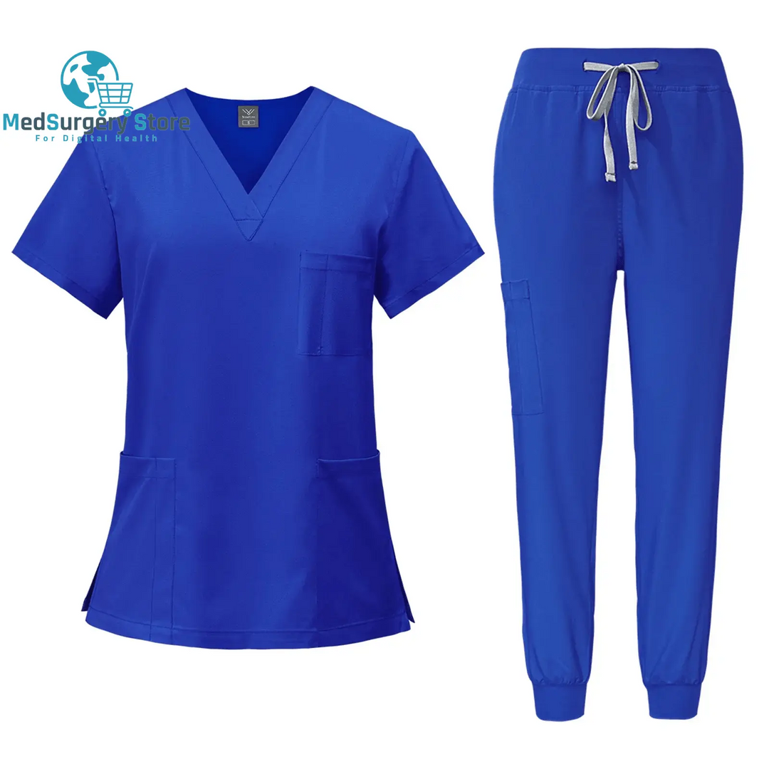 Chirurgische Uniformen Frau Krankenpflege Krankenpflege Sets Top Pant Artikel Medizinische Uniform Scrubs Klinische Schönheitssalon Krankenhaus Anzüge