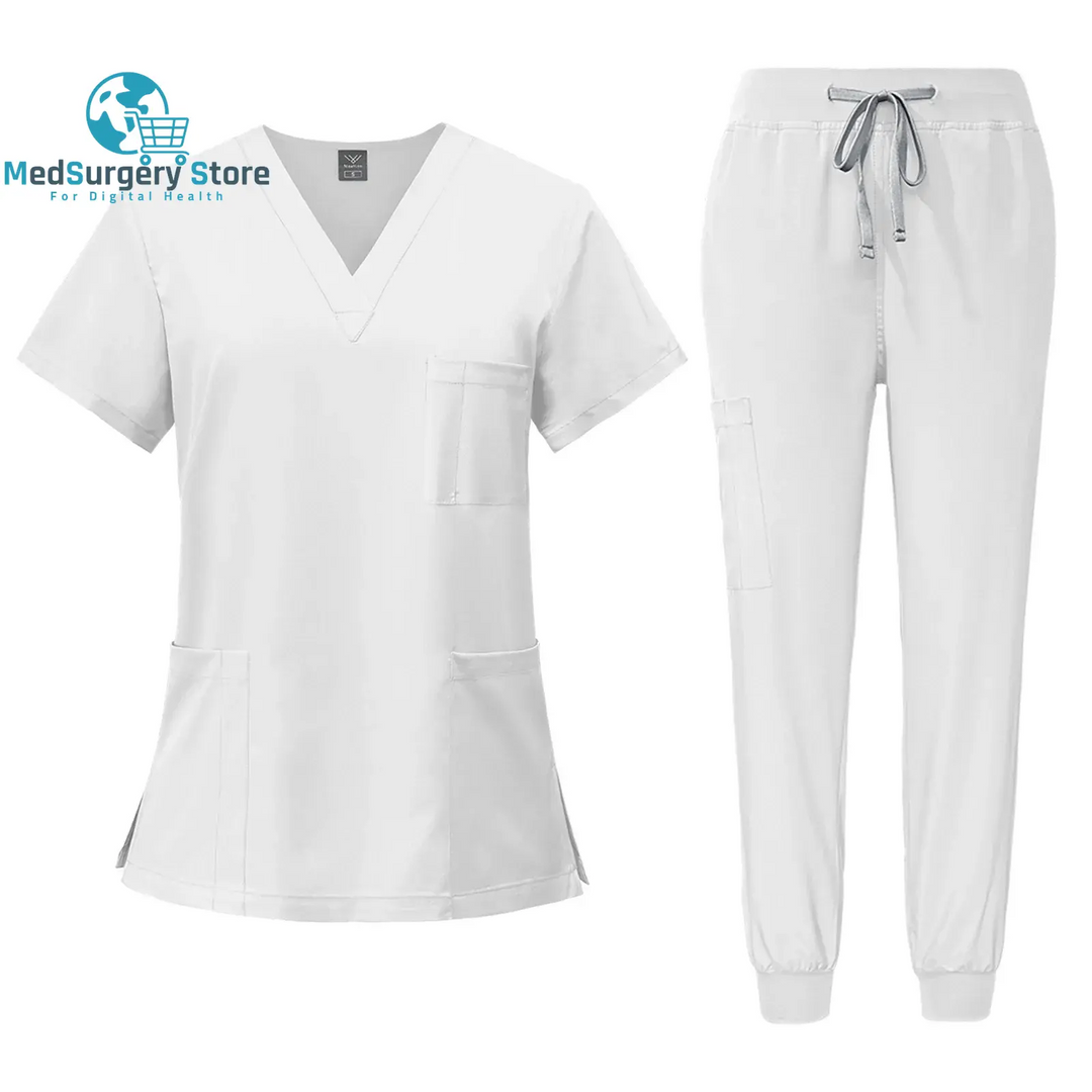 Chirurgische Uniformen Frau Krankenpflege Krankenpflege Sets Top Pant Artikel Medizinische Uniform Scrubs Klinische Schönheitssalon Krankenhaus Anzüge