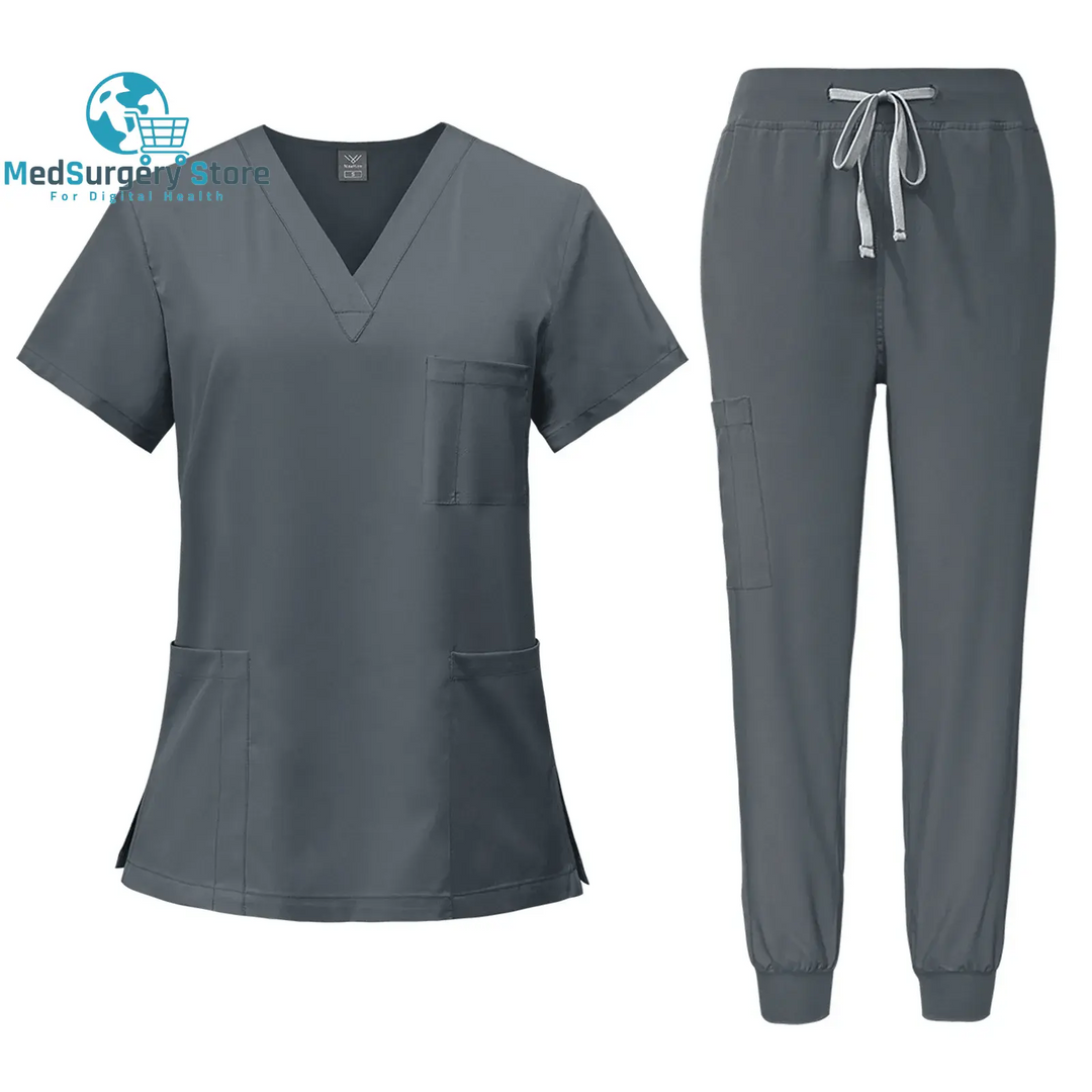 Chirurgische Uniformen Frau Krankenpflege Krankenpflege Sets Top Pant Artikel Medizinische Uniform Scrubs Klinische Schönheitssalon Krankenhaus Anzüge