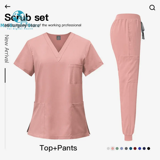 Chirurgische Uniformen Frau Krankenpflege Krankenpflege Sets Top Pant Artikel Medizinische Uniform Scrubs Klinische Schönheitssalon Krankenhaus Anzüge