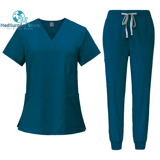 Chirurgische Uniformen Frau Krankenpflege Krankenpflege Sets Top Pant Artikel Medizinische Uniform Scrubs Klinische Schönheitssalon Krankenhaus Anzüge