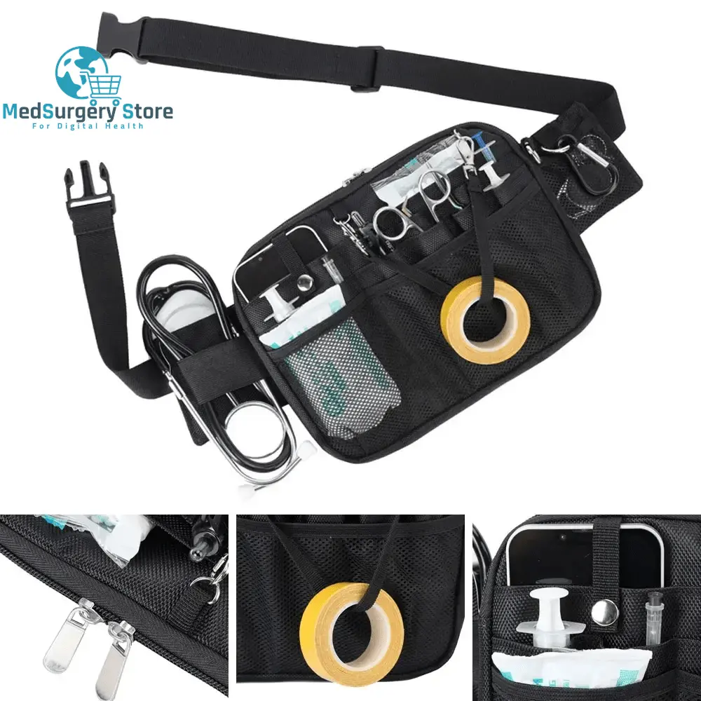 Utility Hip Bag Werkzeug Gürtel Gürteltasche Krankenschwester Taille Pouch Portable Krankenschwester Fanny Pack Pouch Taschen für Frauen und Männer