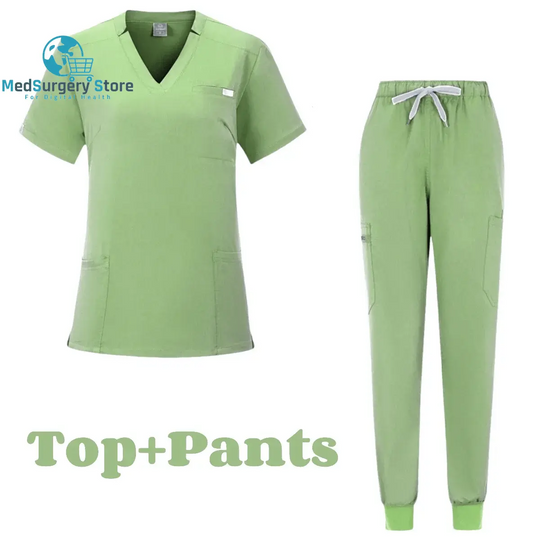 Kurze Ärmel Arzt Zubehör Krankenhaus Stilvolle Weibliche Frauen Stretch Medizinische Scrubs Krankenschwester Uniform Medicals Spa Frauen Uniformen