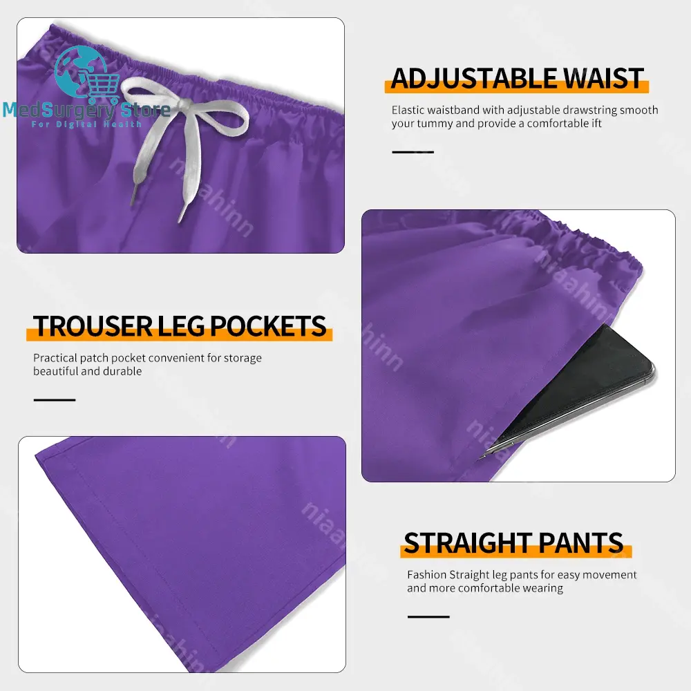 Krankenhaus Chirurgische Kleidung Medizinische Uniform Frauen Scrub Set Arzt Krankenschwester Zubehör Zahnklinik Scrub Set Schönheitssalon Arbeitskleidung