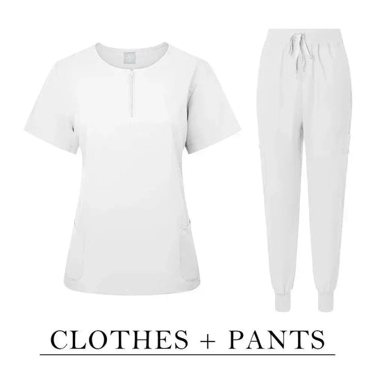 Chirurgische Uniform Women'S Care Set Top Hose Medical Scrub Clinical Beauty Salon Hospital Setnurse Hospital