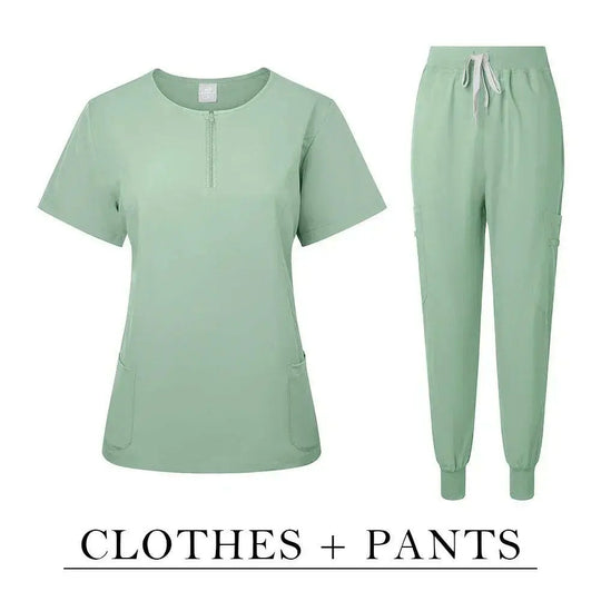 Chirurgische Uniform Women'S Care Set Top Hose Medical Scrub Clinical Beauty Salon Hospital Setnurse Hospital