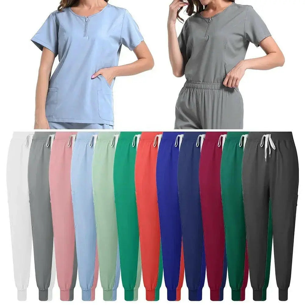Chirurgische Uniform Women'S Care Set Top Hose Medical Scrub Clinical Beauty Salon Hospital Setnurse Hospital