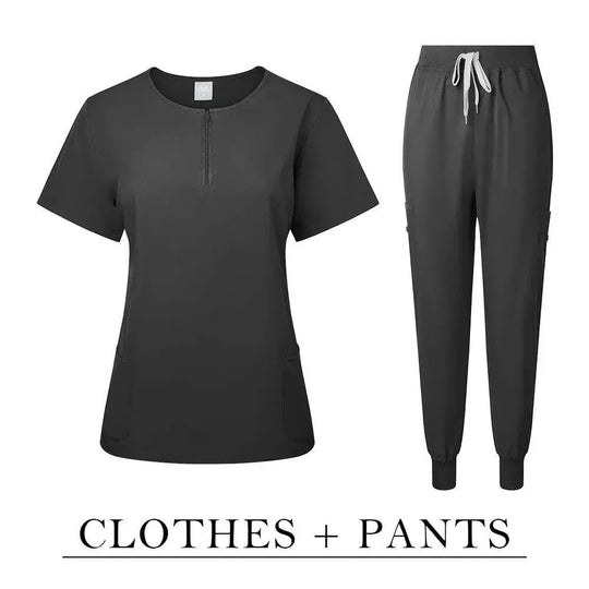 Chirurgische Uniform Women'S Care Set Top Hose Medical Scrub Clinical Beauty Salon Hospital Setnurse Hospital
