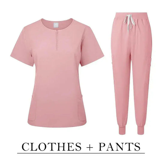 Chirurgische Uniform Women'S Care Set Top Hose Medical Scrub Clinical Beauty Salon Hospital Setnurse Hospital
