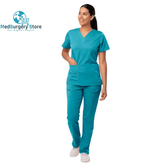 Neue chirurgische Uniformen Frau Scrubs Medico Arbeit tragen Top und Hose Sets klinische medizinische Anzug Kleidung für Arzt Krankenpflege Uniform