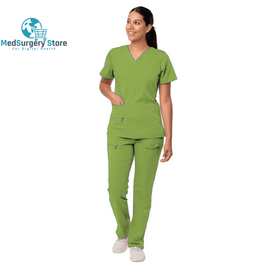 Neue chirurgische Uniformen Frau Scrubs Medico Arbeit tragen Top und Hose Sets klinische medizinische Anzug Kleidung für Arzt Krankenpflege Uniform