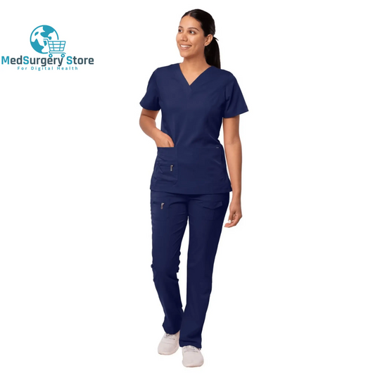Neue chirurgische Uniformen Frau Scrubs Medico Arbeit tragen Top und Hose Sets klinische medizinische Anzug Kleidung für Arzt Krankenpflege Uniform