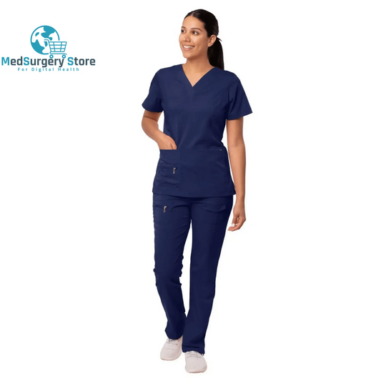 Neue chirurgische Uniformen Frau Scrubs Medico Arbeit tragen Top und Hose Sets klinische medizinische Anzug Kleidung für Arzt Krankenpflege Uniform